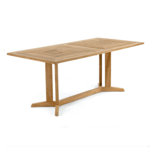 Pyramid Teak Dining Rectangular Table