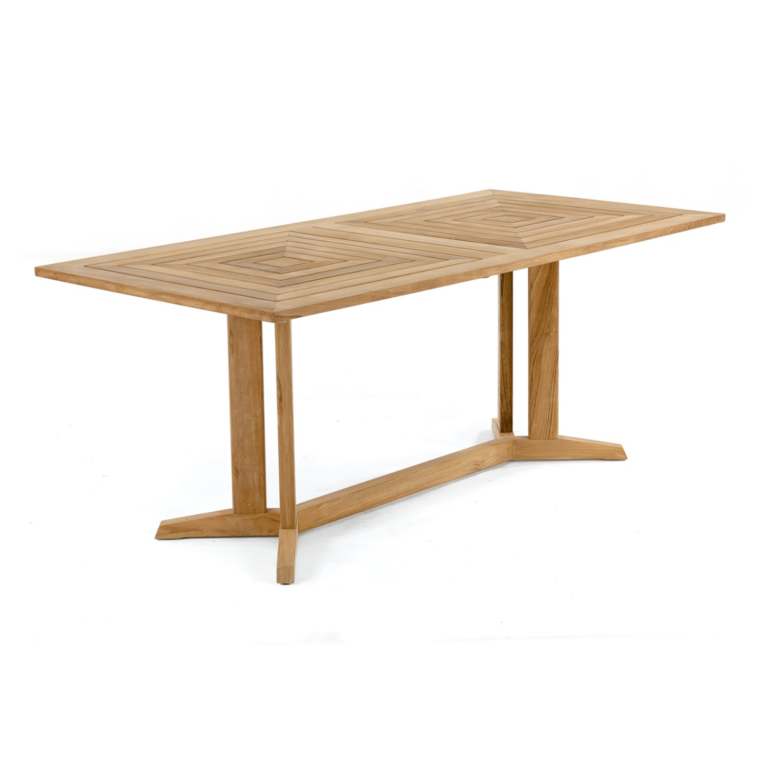 Pyramid Teak Dining Rectangular Table