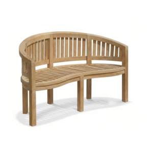 TEAK BANANA BENCH