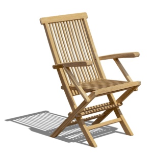 Teak Folding Garden Armchair